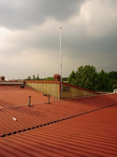 Montaža gromobrana i brojača udara groma