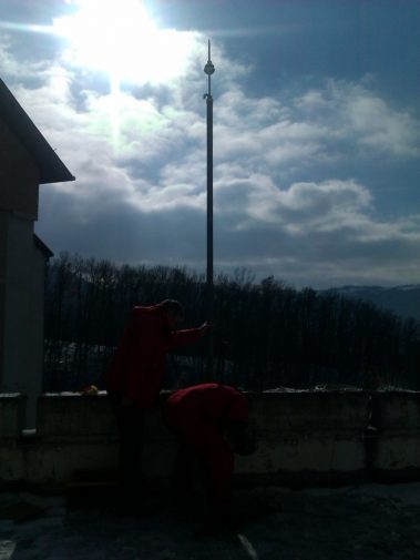 Postavljanje gromboranskih instalacija, gromobrana, brojača udara groma, gromobranskog uzemljenja, Uređaja sa ranim startovanjem